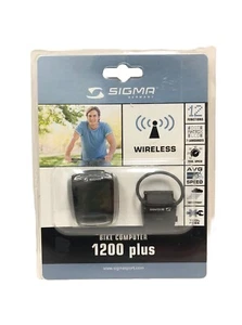 Sigma 1200 Plus kabelloser wasserdichter Fahrradcomputer mit 12 Funktionen 1200plus - Bild 1 von 4
