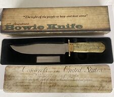 Real Avid Constitution 2nd Amendment Bowie Knife with Aluminum Gift Box Numbered