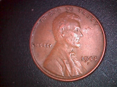 1944 D D/S WITH A EXTRA NUMBER ONE SEE PIC. CIRTULATED LINCOLN. HEAD. P#1D/S - Image 1 of 4
