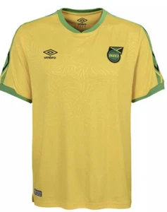 2018/19 Jamaica Home Jersey Large Umbro Football BOB MARLEY Reggae NUEVO - Imagen 1 de 12