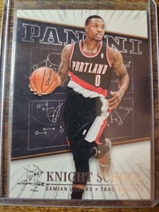 2013-14 Panini Damian Lillard Knight School #4 Portland Trail Blazers