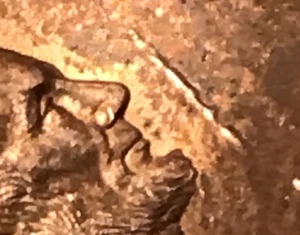LINCOLN CENT 1992 Long  GAS BUBBLE MINT ERROR (One Of A Coin)￼ - Picture 1 of 7