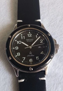 Seiko Silver Wave Men's Watch Excellent Condition Minimal Signs of Use - Picture 1 of 12