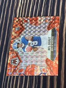 2024 Panini Mosaic Rookie RC Malik Nabers Camo Red Mosaic Prizm NFL Debut - Picture 1 of 2