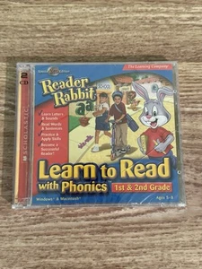 READER RABBIT Learn To Read With Phonics: 1st & 2nd Grade PC CD Special Edition - Afbeelding 1 van 5