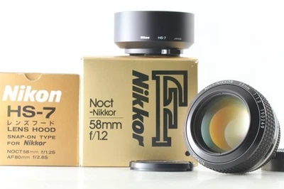 RARO! ¡Tarde! Lente Nikon Ai-s Ais Noct Nikkor 58 mm f1,2 S/N:193xxx [SIN USAR con caja] Foto 1 de 4