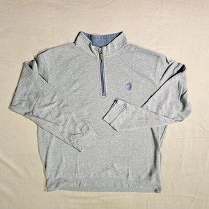 Johnnie-O Sully Mens XL Meteor Blue Pullover Golf Sweater 1/4 Zip JMKO1460 BMW - Picture 1 of 8