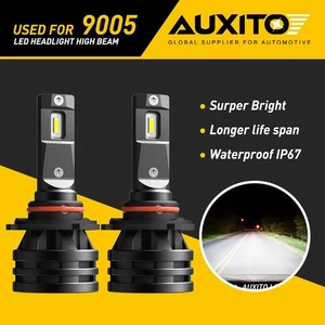AUXITO 9005 LED HB3 Bombilla de haz alto para kit de faros 6500K Toyota Camry Sienna G - Imagen 1 de 10