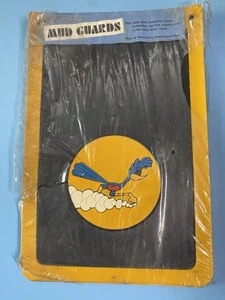 Vintage Plasticolor Rubber ~ 12x18” Road Runner Mud Flaps Unused In Package Pair - Picture 1 of 5