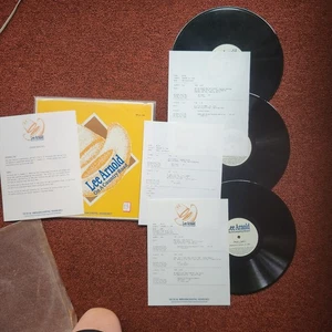 Lee Arnold 5 LP's On A Country Road RADIO SHOW Reba Mac Davis Waylon Near MInt - Picture 1 of 2
