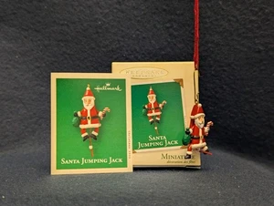 Hallmark Keepsake Santa Jumping Jack Miniature 2002 - Picture 1 of 7