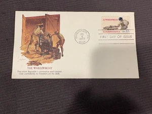 1977 The Wheelwright 1977 First day cover 13 cent postage - Picture 1 of 2