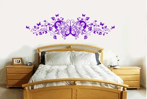Butterfly Vinyl Sticker Wall Art Bedroom Decal 2 - Picture 1 of 3