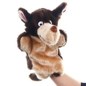 Hand Puppet Cute Cartoon Animal Plush Toy (Wolf) - Picture 1 of 9