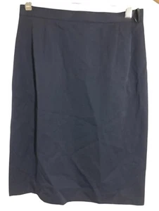 Vintage Sutton Studio Skirt Women's Size 10 Blue Wool Lined Pleated - Picture 1 of 5