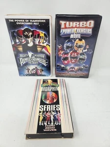 Power Rangers The Movie Turbo Clamshell Lord Zedd Waves VHS Lot 90s - Picture 1 of 18