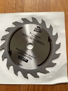 160mm 18T Wood Circular Saw Blade Cutting Disc 20/16mm Hardened Steel - Picture 1 of 4