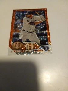 2023 Topps Orange Foil Austin Meadows #252, 061/299. Sales Support Rescue Cats. - Picture 1 of 2