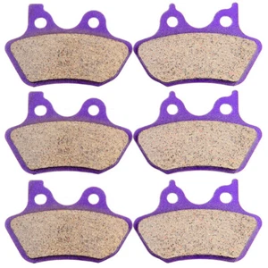 Pastillas de freno delanteras y traseras de fibra de carbono para Harley Davidson Dyna Touring Sportster - Imagen 1 de 1