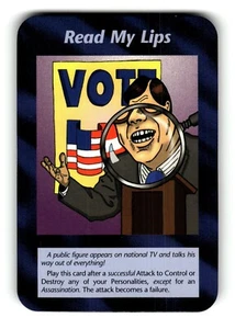 Read My Lips Card Unlimited INWO Illuminati New World Order Game - Picture 1 of 4
