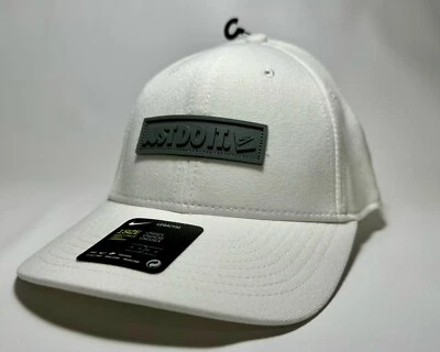 Nike Sportswear Legacy91 Snapback Hat Unisex Adult 1Size Just Do It Bistro White - Image 1 of 4