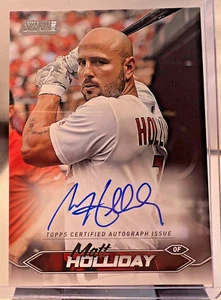 2024 Topps Stadium Club - Matt Holliday Autograph #SCBA-MH - Cardinals - Picture 1 of 2
