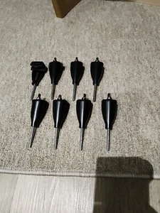 Black Bass Drum Tension Claws Drum X 8 - Picture 1 of 4