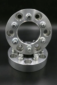6x5.5 aka 6x139.7 to 6x132 US Wheel Adapters 1" thick 14x1.5 studs 78.1mm x 4 - Picture 1 of 5