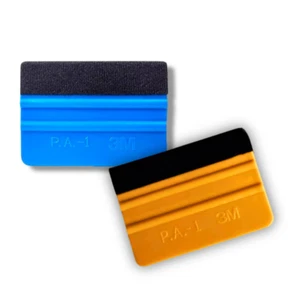 2pc Vinyl Wrap Squeegee Applicator Wrapping Sign Decal Tool Felt Edge, Premium - Picture 1 of 6