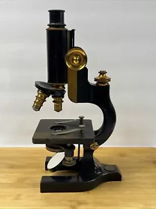 Antique Brass and Iron Microscope by SPENCER LENS CO - Picture 1 of 18