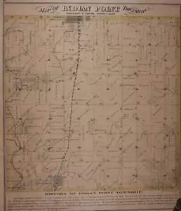 1874 Plat Map ~ INDIAN PORT Twp., KNOX County, ILLINOIS - ST AUGUSTINE Free S&H - Picture 1 of 8