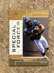 Upper Deck SP 1998 auténtico inserto de fuerzas especiales S20 Fred Taylor 0419/1000 - Imagen 1 de 8