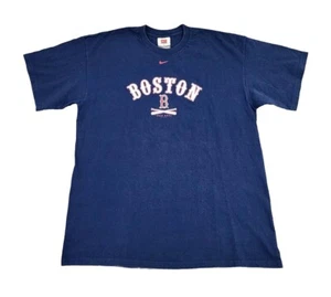 VINTAGE Nike Team Boston Red Sox Shirt Mens Extra Large 2005 MLBPA Y2K Adult A60 - Picture 1 of 9