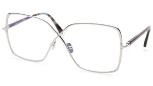 NEU TOM FORD TF5841-B 013 glänzend Palladium Brillengestell 59-10-135 B52 Italien - Bild 1 von 10