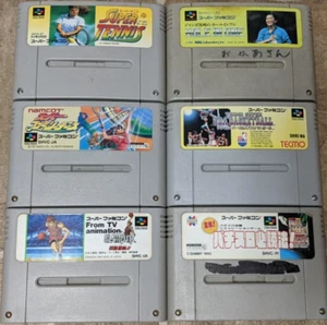 Nintendo Super Famicom Lot of 6 - Soccer - Fcx08 - Picture 1 of 2