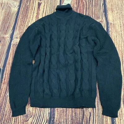 Suéter BooHoo Para Hombre Calce Ajustado Cuello Alto Informal Cálido Retorcido Manga Larga S Foto 1 de 4