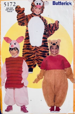 BUTTERICK Pattern 5172 | Baby - Toddlers - Kids ANIMAL COSTUME Sizes 1 - 6 UNCUT - Image 1 of 3