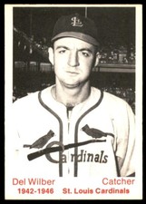 1975 TCMA St. Louis Cardinals Del Wilber St. Louis Cardinals