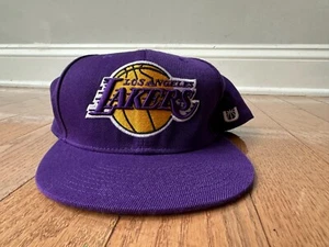 New Era Los Angeles Lakers 9FORTY Youth Snapback Hat Adjustable Sz - Purple - Picture 1 of 3