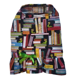 Libros Libro Gusano Con Volantes Perro Cachorro Mascota Taza de Té Ropa 4x - L - Imagen 1 de 4