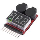 1/2/5/10PCS 1-8S Lipo Li-ion Battery 2 In1 Tester Low Voltage Buzzer Alarm