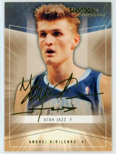 2004-05 Skybox Autographics Insignia #45 ANDREI KIRILENKO /150