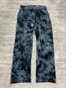Rene Rofe Pajama Pants Womens Small Gray Tie Dye Pull on Drawstring Rayon Blend - Picture 1 of 10