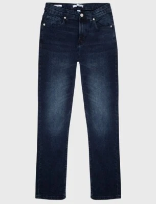 Calvin Klein Girls' Slim Straight Jeans Boston Dark Blue Size 12 NEW! - Image 1 of 3