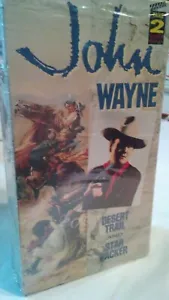John Wayne VHS 2 pk. Box Set DESERT TRAIL & STAR PACKER/New - Picture 1 of 4