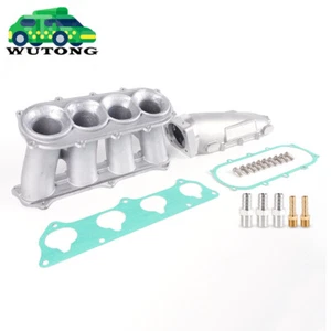 Silver Ultra Street Engine Intake Manifold Kit For K20A/A2/A3 K20 K24 K-Series - Picture 1 of 12