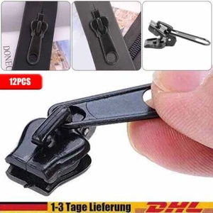 12 Pezzi ZipperFix Easy Kit Riparazione Zipper Zip 3 Misure Universale - Foto 1 di 12