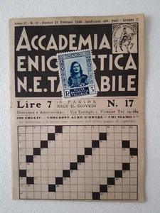 Accademia Enigmistica N. E Tascabile n.17 febbraio 1946 - Picture 1 of 1