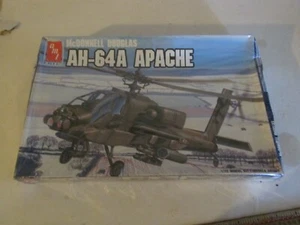 AMT AH-64A Apache Helicopter McDonnell Douglas Model Kit 1/72 Sealed  - Picture 1 of 4
