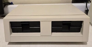 Vintage dual 5.25" Shugart 400 floppy drive enclosure - Apple 650-0103 FDD AS-IS - Picture 1 of 21